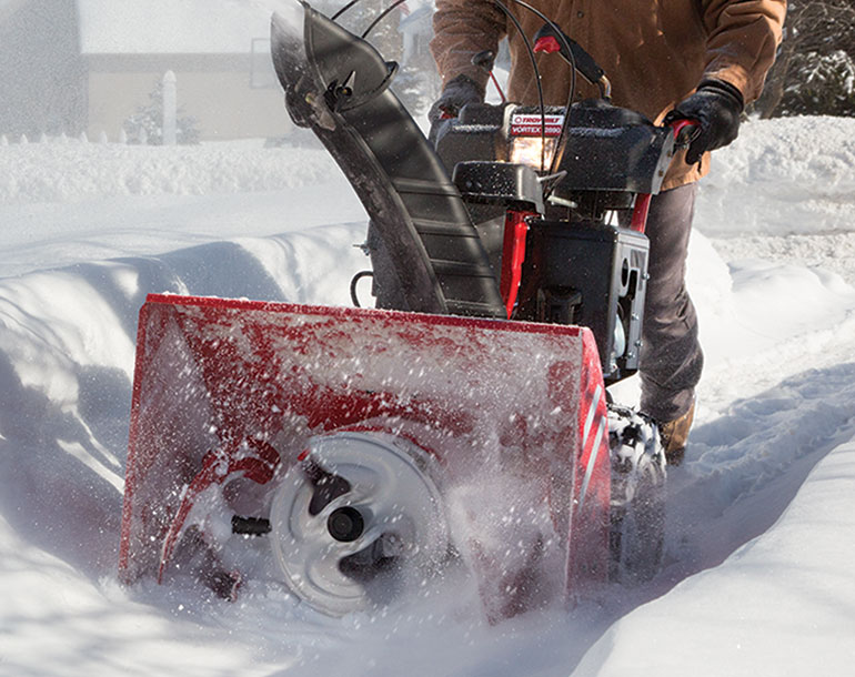 snowblow sidewalk